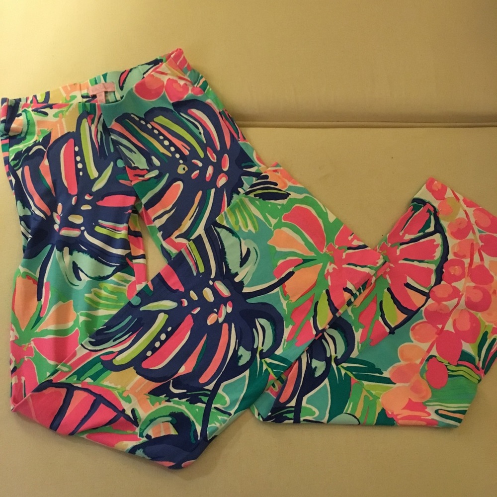Lilly Pulitzer Georgia May Palazzo Pants XXS - Picture 2 of 5